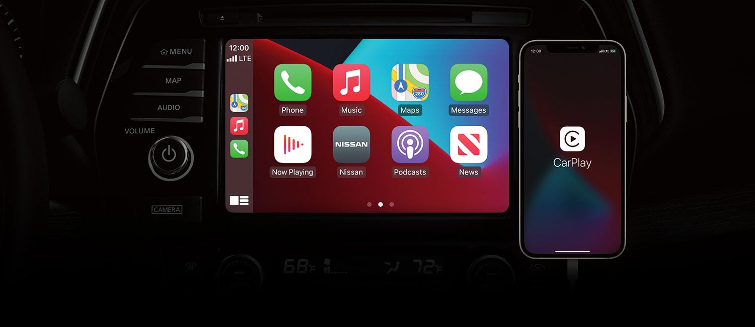 2022 Nissan Maxima touch screen with carplay connected apps | Landers McLarty Nissan Huntsville in Huntsville AL