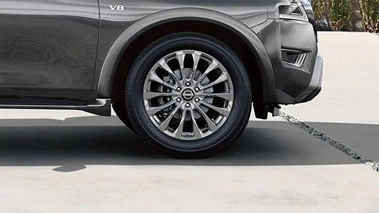 2023 Nissan Armada wheel and tire | Landers McLarty Nissan Huntsville in Huntsville AL