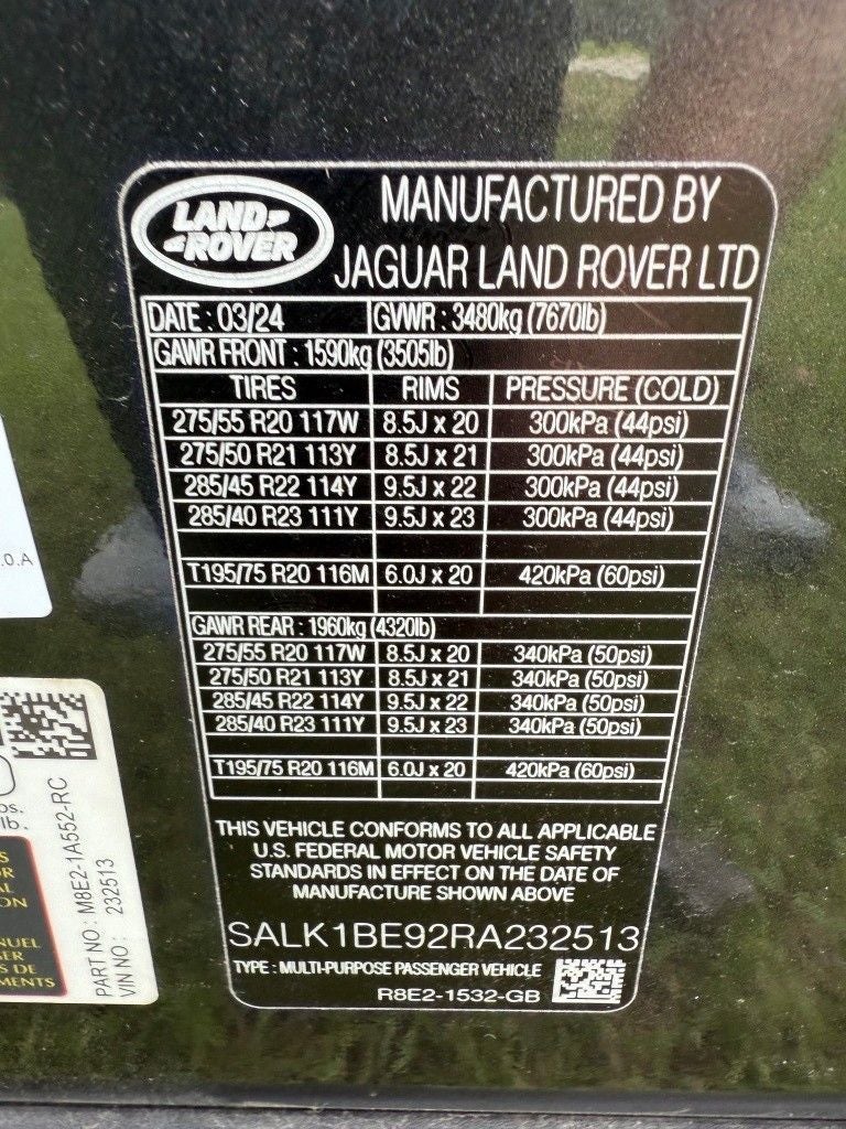 2024 Land Rover Range Rover Autobiography