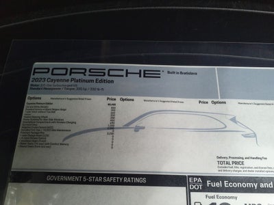 2023 Porsche Cayenne Base