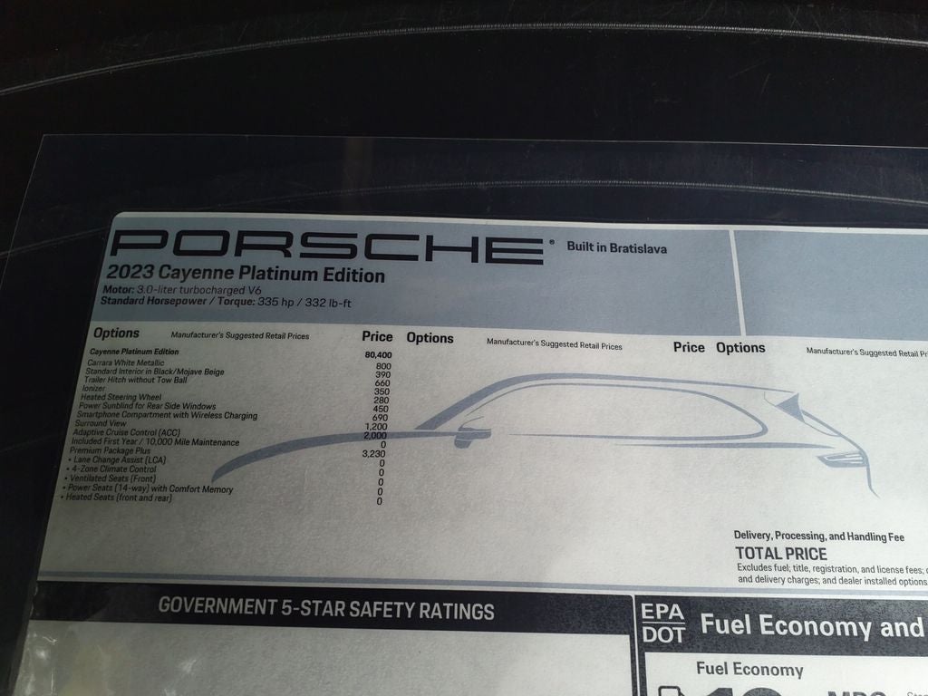2023 Porsche Cayenne Base