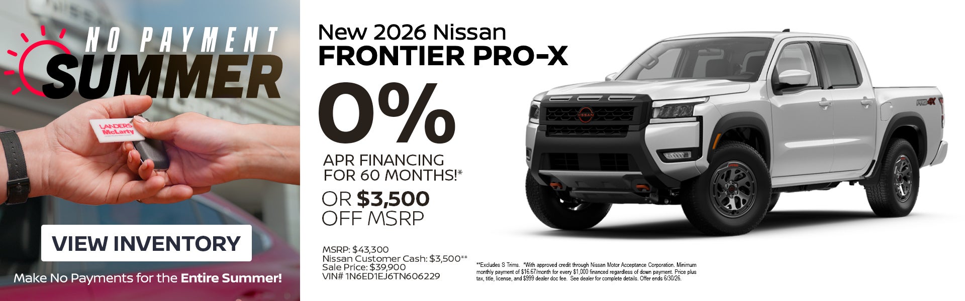 2026 Nissan Frontier Pro-X