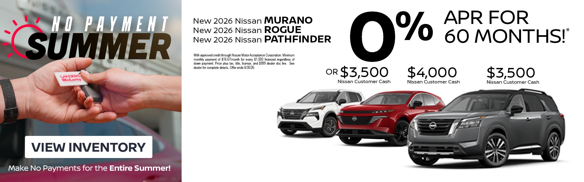 0% APR for 60 Months