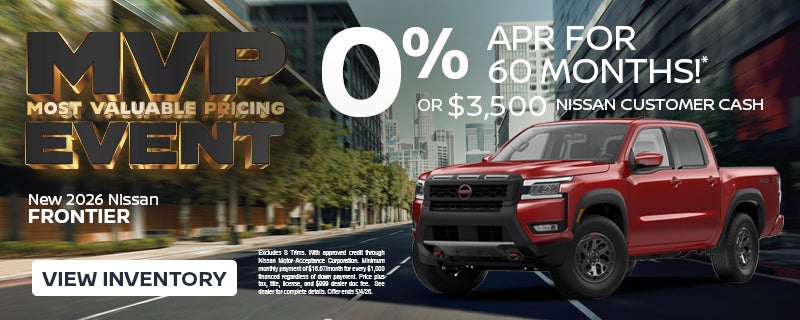 New 2026 Nissan FRONTIER