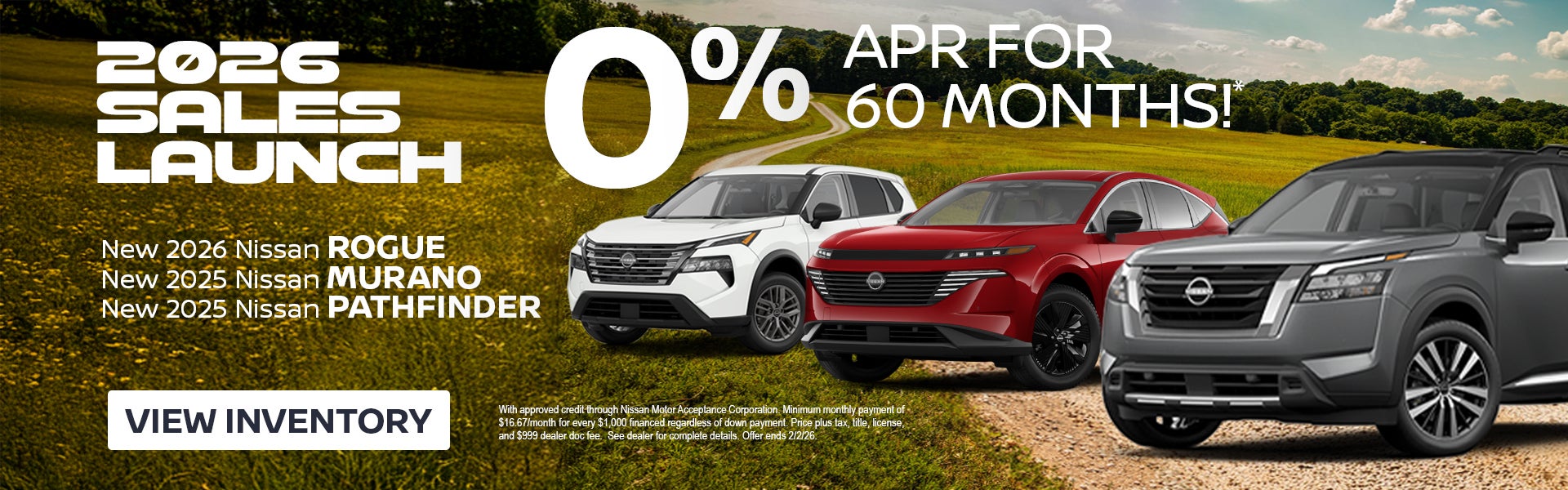 0% APR For 60 Months