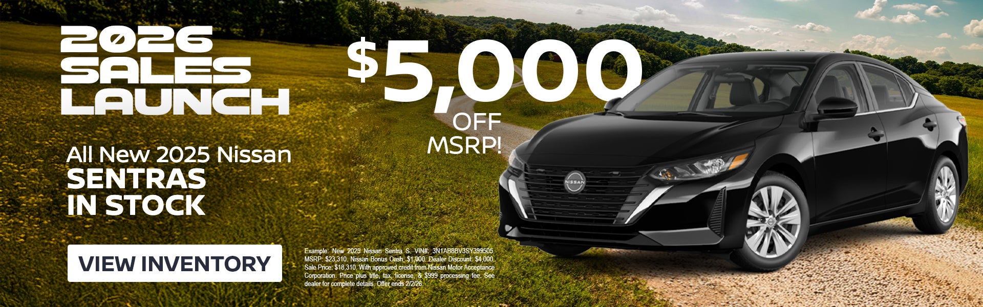 New 2025 Nissan Sentra