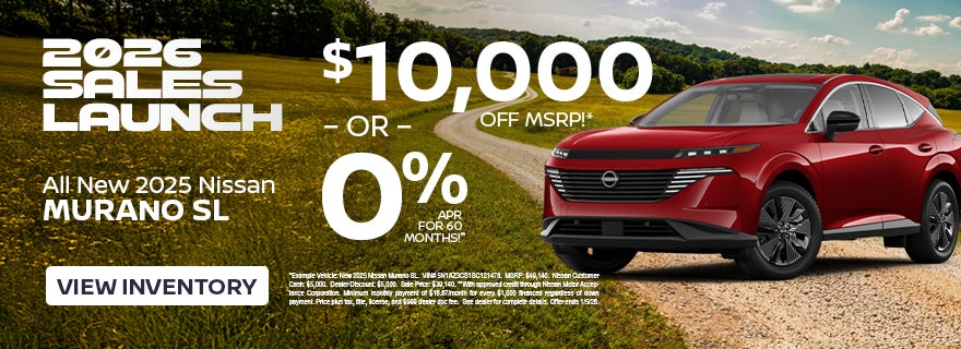 New 2025 Nissan Murano SL