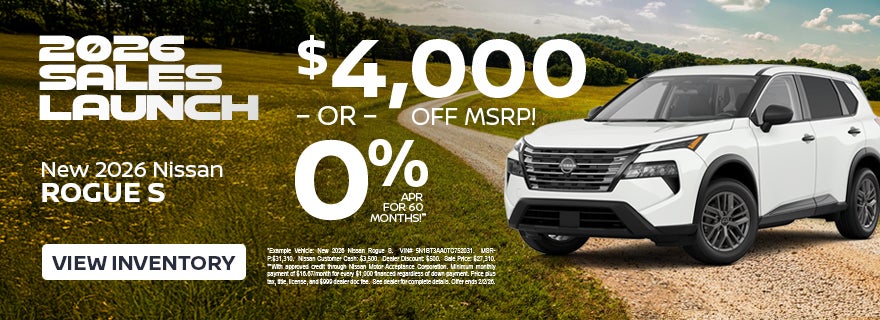 New 2026 Nissan Rogue S