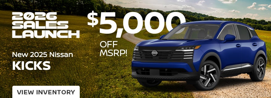 New 2025 Nissan Kicks SV