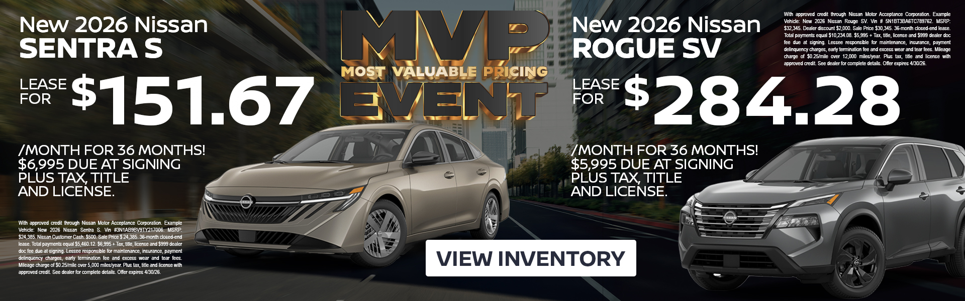 New 2026 Nissan Sentra S