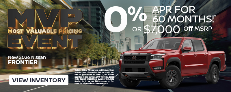 New 2026 Nissan Frontier