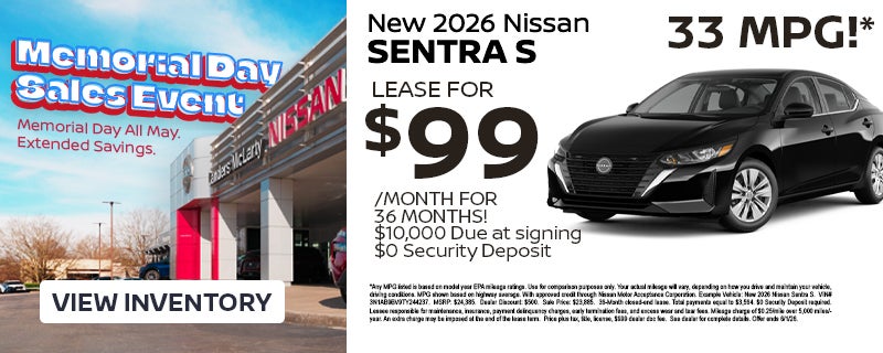 New 2026 Nissan Sentra 