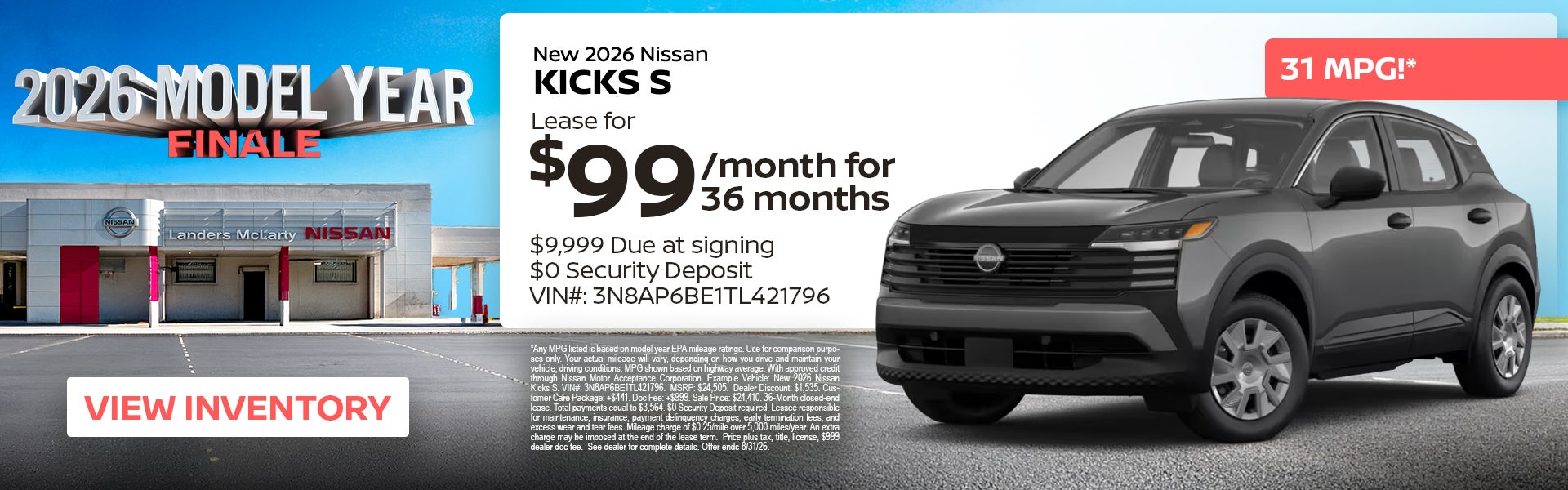 $99/month for 36 Months 