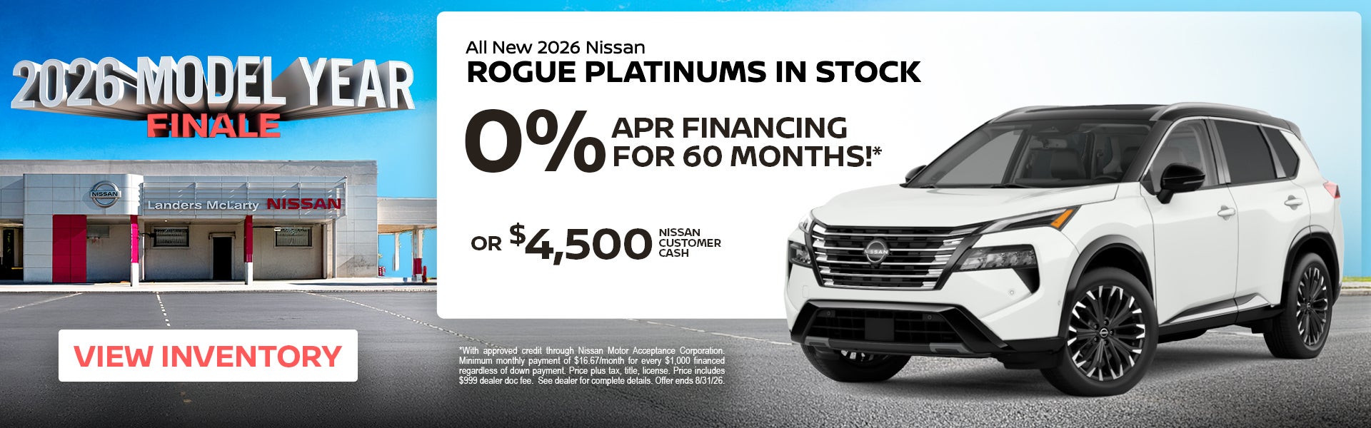 0% APR Financing for 60 Months 