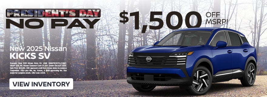 New 2025 Nissan Kicks SV