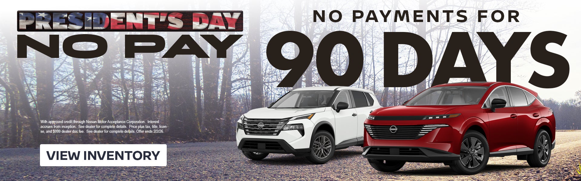 No Payments for 90 Days